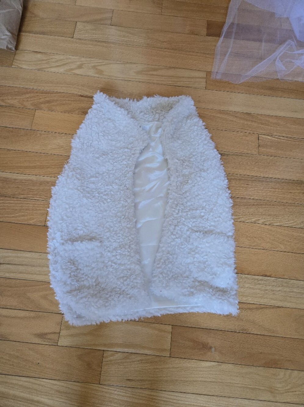 CoffeeShop Cream Sherpa Pencil Skirt